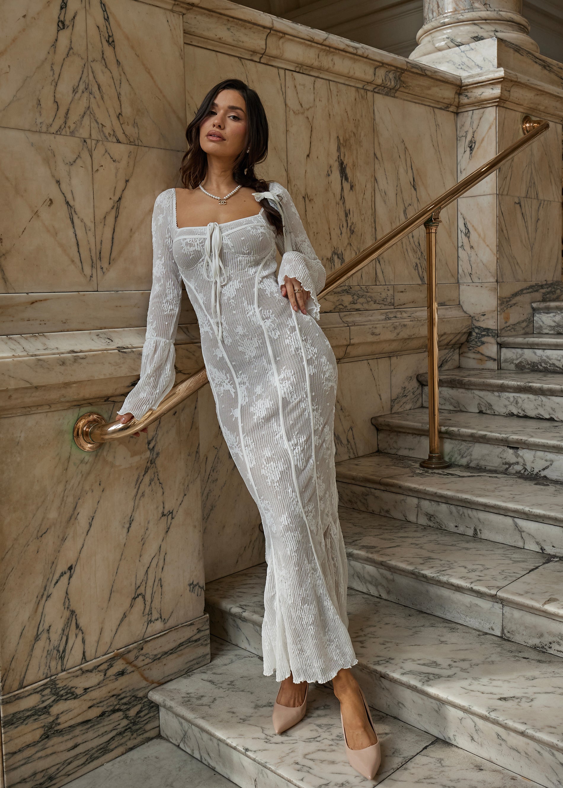 Abiti Bianchi Estivi Vestito Bianco Di Pizzo Zara Abito Bianco