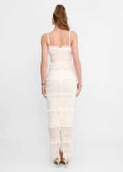 AIKO - vestito lungo beige chiaro