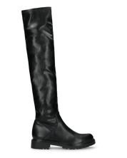 ABBYS - stivali spora il ginocchio con suola tipo anfibio