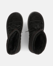 ALENA - stivali invernali stringati neri imbottiti all interno