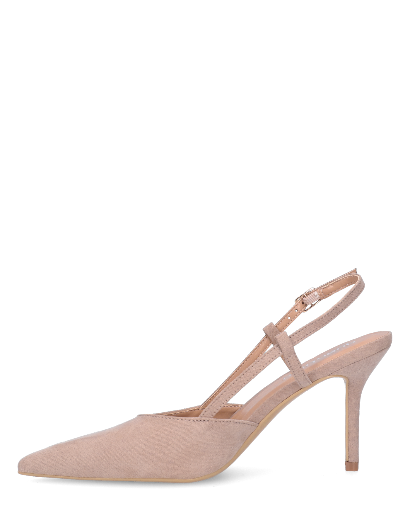 CONCHITA - décolleté beige con cinturino e tacco a spillo