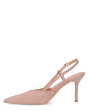 CONCHITA - décolleté beige con cinturino e tacco a spillo