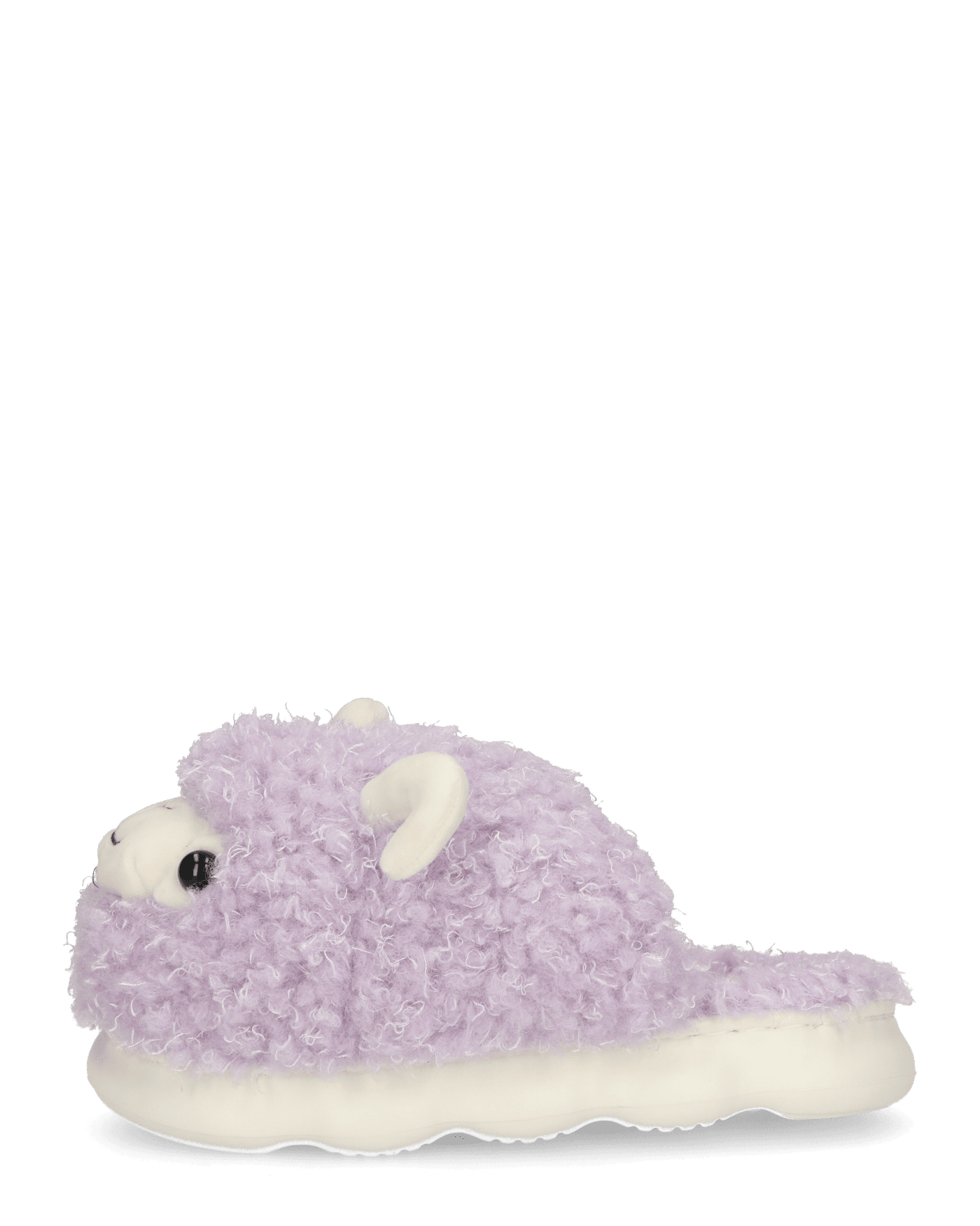 DEEDEE - pantofole viola a forma di pecorella in materiale peluche