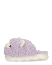 DEEDEE - pantofole viola a forma di pecorella in materiale peluche