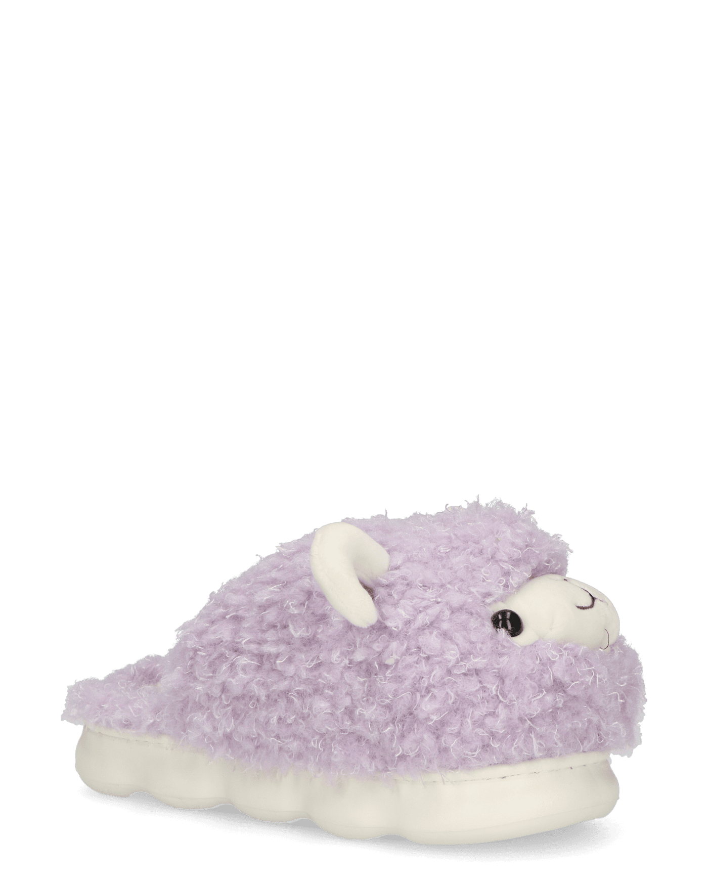 DEEDEE - pantofole viola a forma di pecorella in materiale peluche