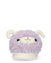 DEEDEE - pantofole viola a forma di pecorella in materiale peluche