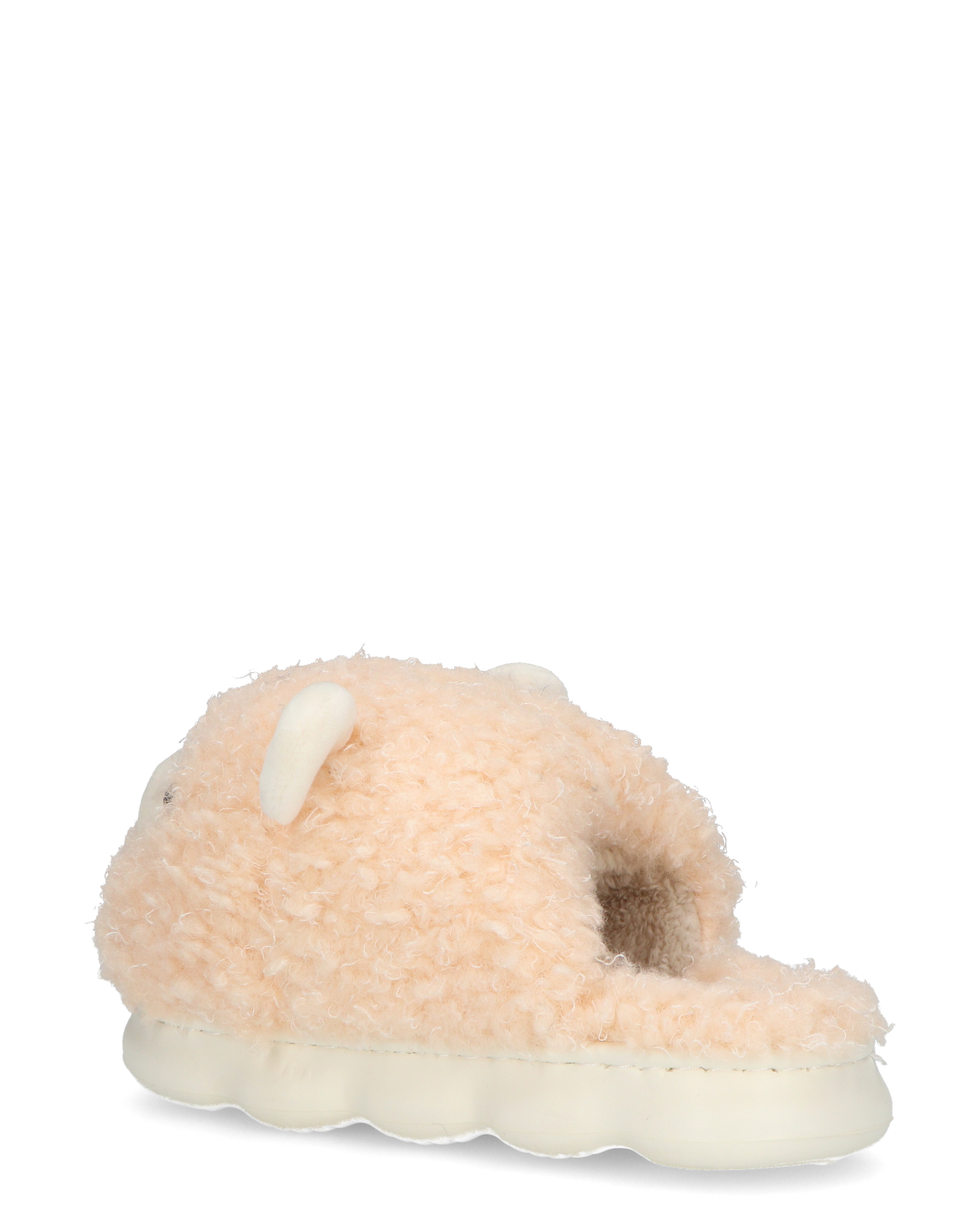 DEEDEE - pantofole beige a forma di pecorella in materiale peluche