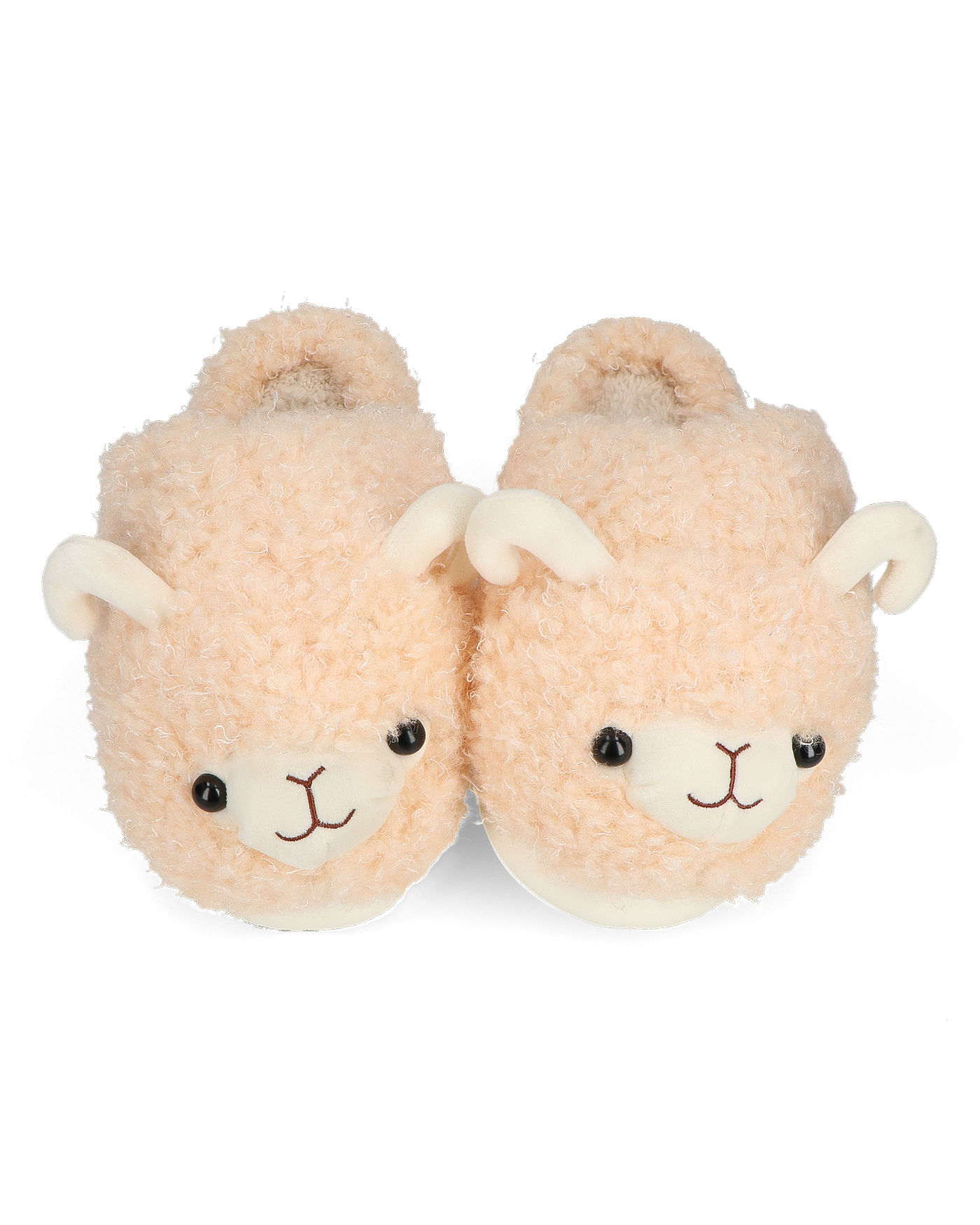 DEEDEE - pantofole beige a forma di pecorella in materiale peluche