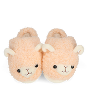 DEEDEE - pantofole beige a forma di pecorella in materiale peluche