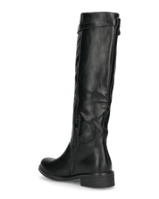 ESTIA - stivali alti neri con cinturino e cerniera laterale