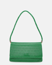 FANCY - borse in glassy verde con chiusura magnetica