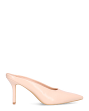 JEMMIE - décolleté in ecopelle beige con soletta beige