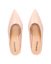 JEMMIE - décolleté in ecopelle beige con soletta beige