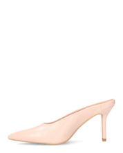 JEMMIE - décolleté in ecopelle beige con soletta beige