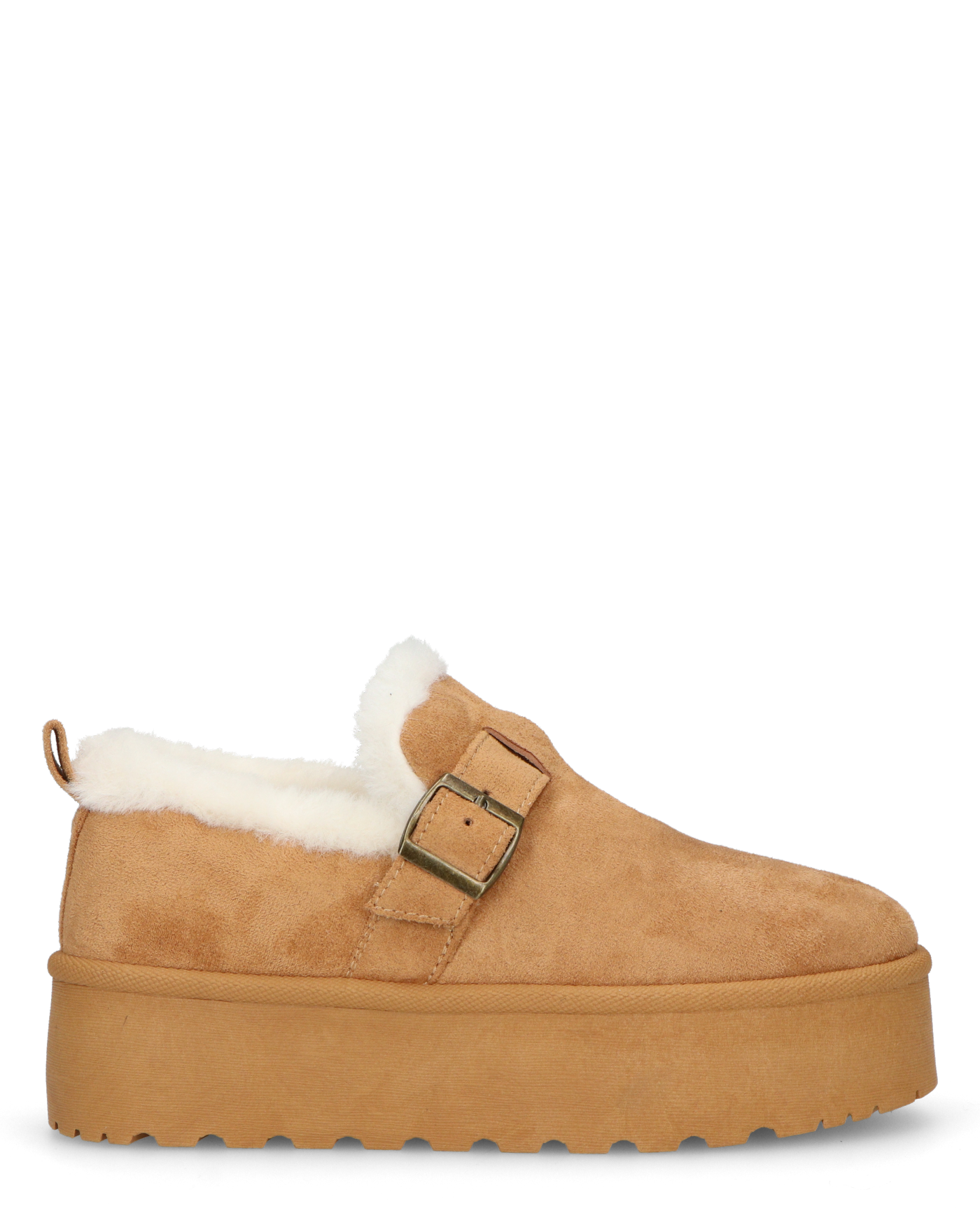 JORDI - scarpe platform imbottite con cinturino laterale