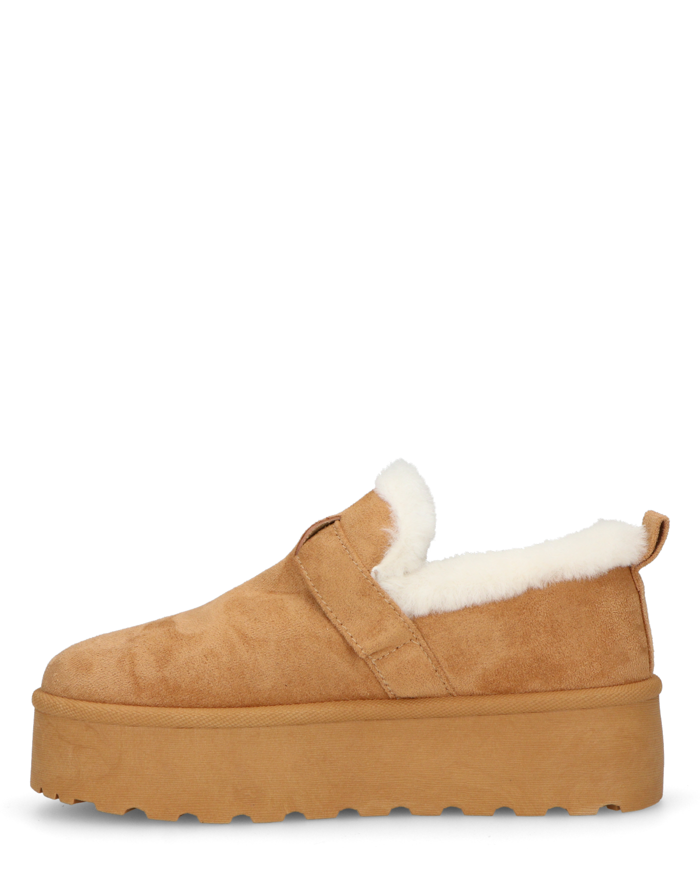 JORDI - scarpe platform imbottite con cinturino laterale