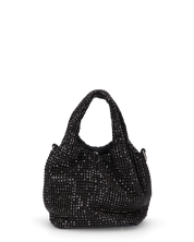 JOSIE - borsetta a mano nera in glitter