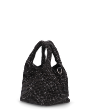 JOSIE - borsetta a mano nera in glitter