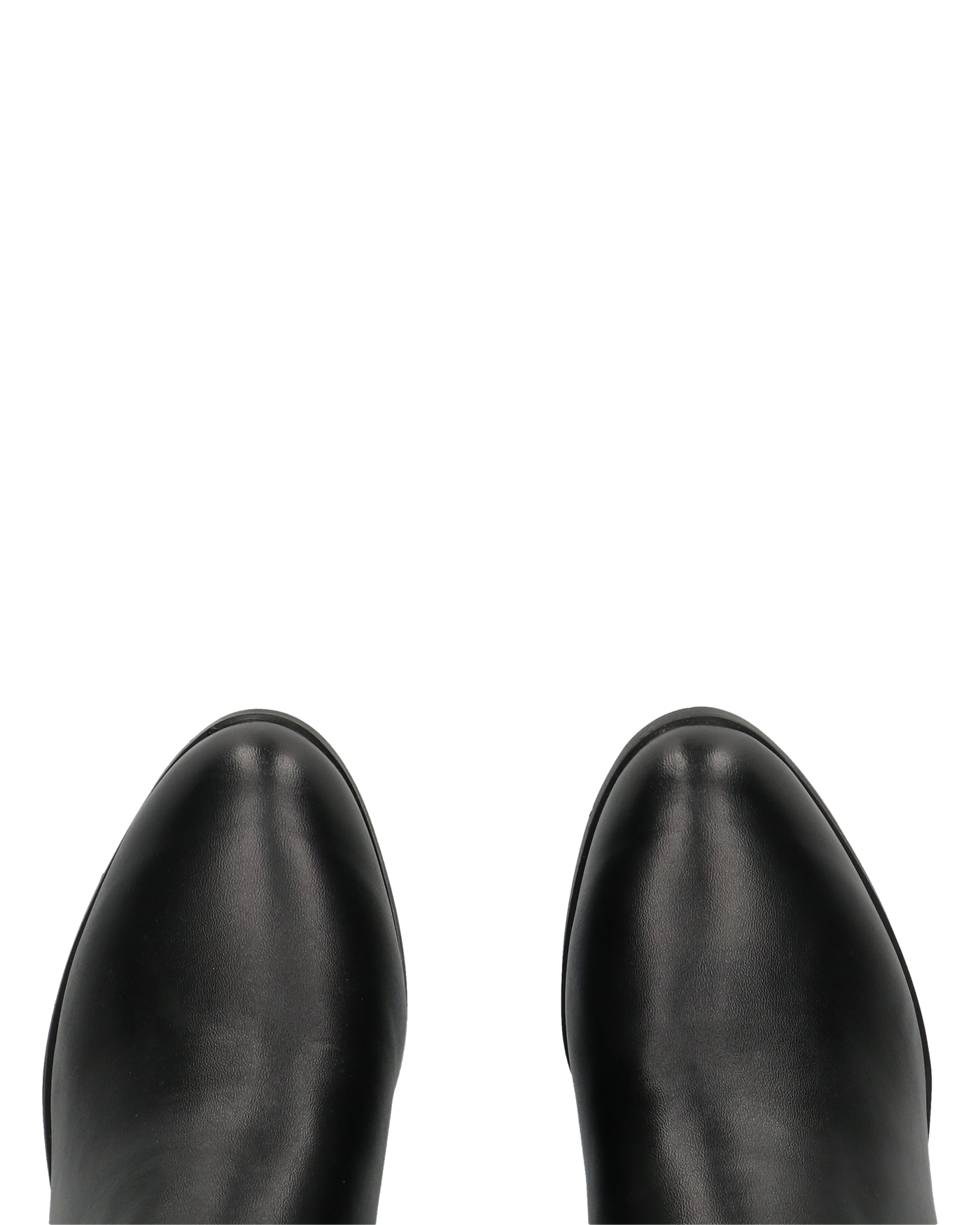 KAHORI - stivale alto con zeppa interna, borchie e zip laterale