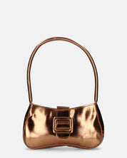 KAT - borsetta color bronzo glassy con fibbia