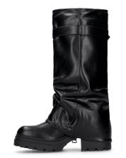 KEIT - stivaletto stile anfibio con risvolto e cinturino