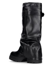 KEIT - stivaletto stile anfibio con risvolto e cinturino