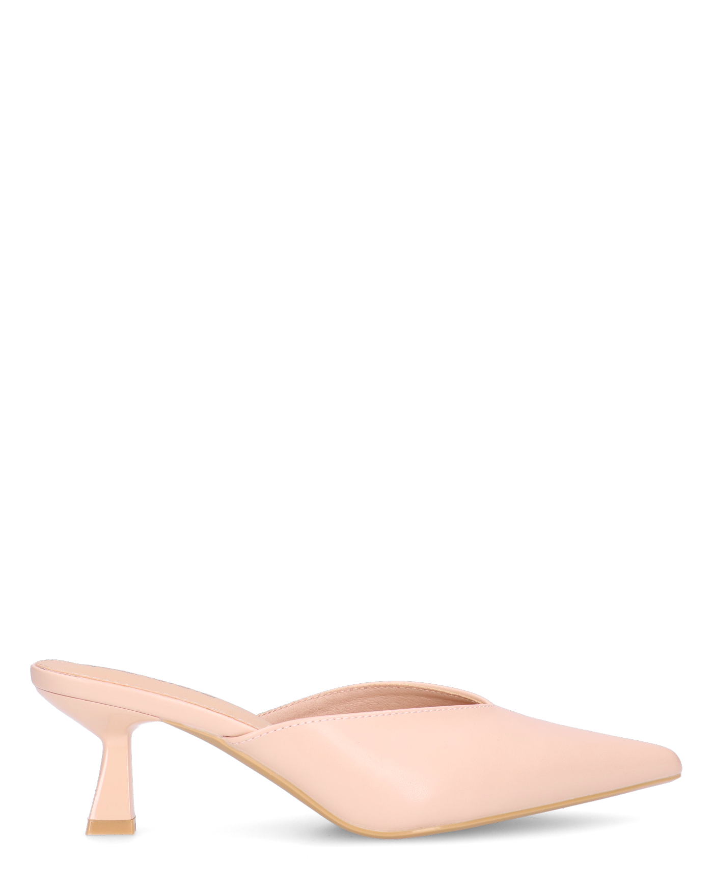 KLOE - décolleté beige a punta con tacco basso