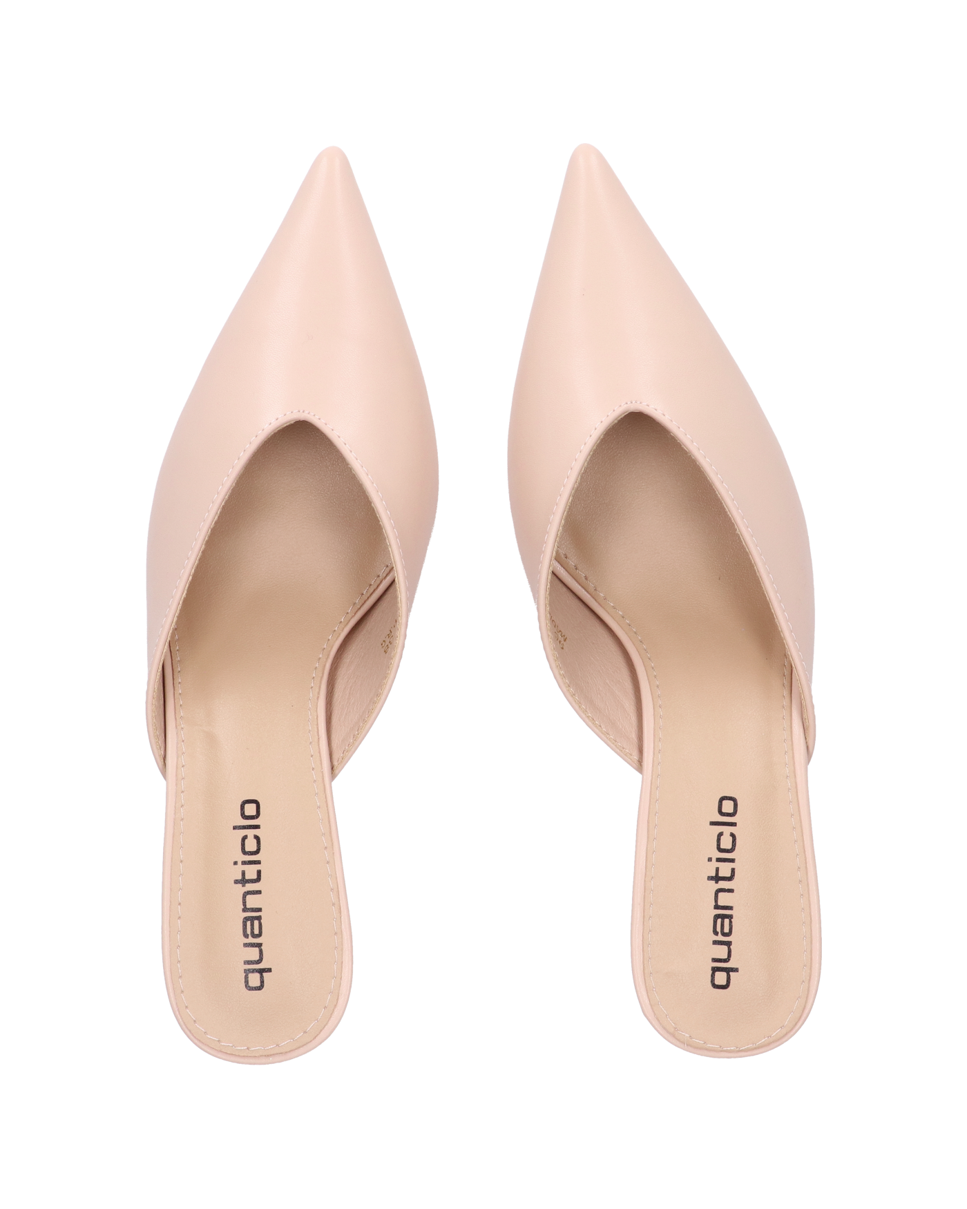 KLOE - décolleté beige a punta con tacco basso