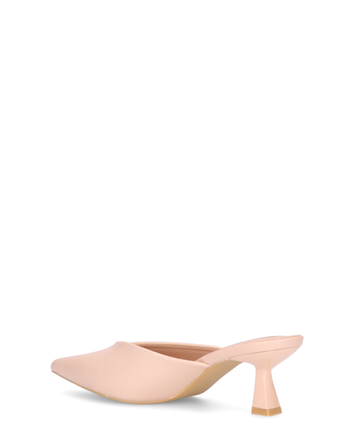 KLOE - décolleté beige a punta con tacco basso