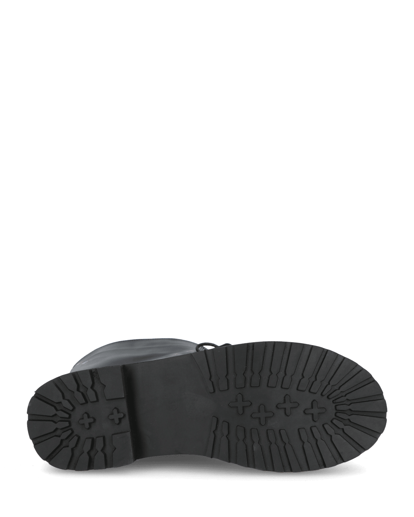 LIBERTY - anfibi alti con lacci in ecopelle nera