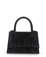 LISA - borsetta in glitter nero