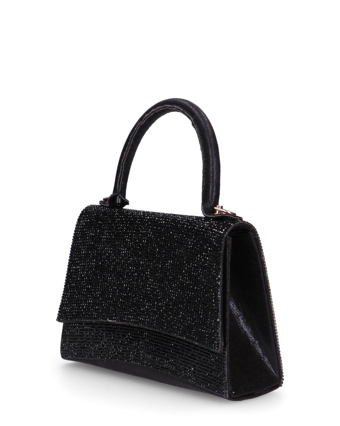 LISA - borsetta in glitter nero