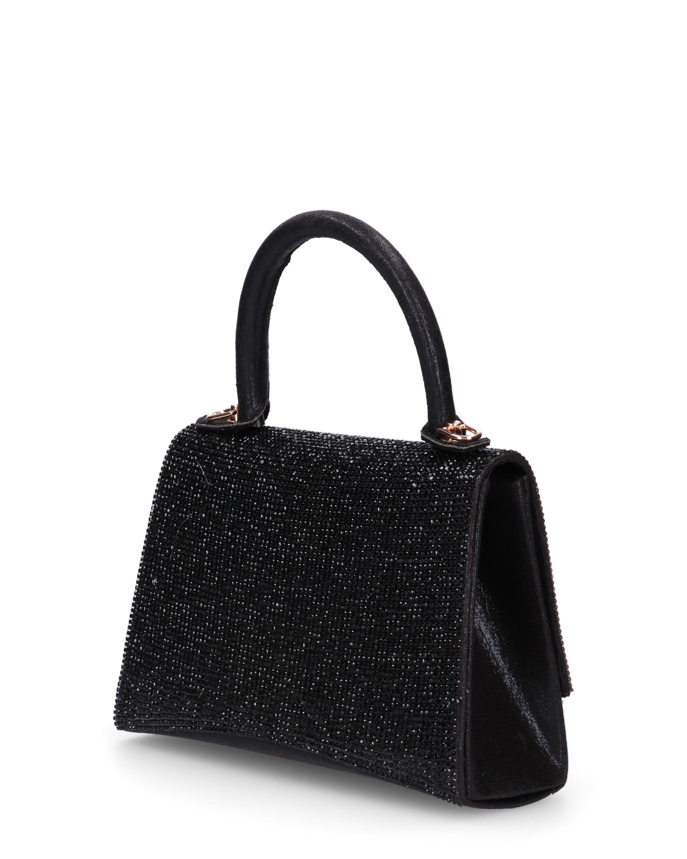 LISA - borsetta in glitter nero