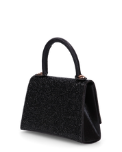 LISA - borsetta in glitter nero