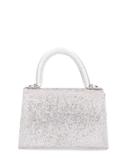 LISA - borsetta in glitter argento