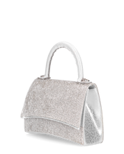 LISA - borsetta in glitter argento