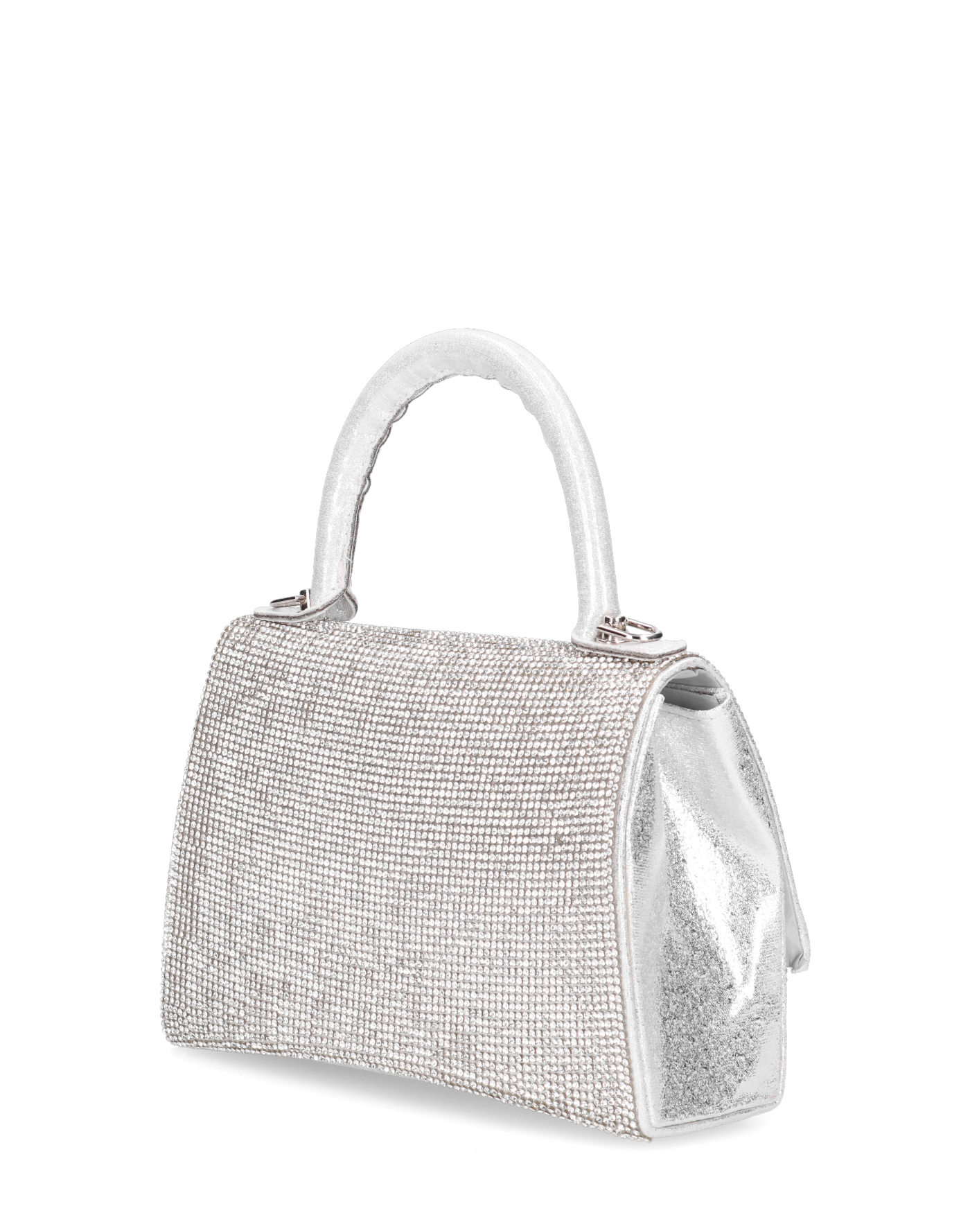 LISA - borsetta in glitter argento