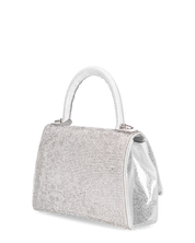 LISA - borsetta in glitter argento