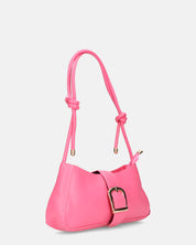 LUKA - borsetta rosa con chiusura magnetica e tracolla regolabile