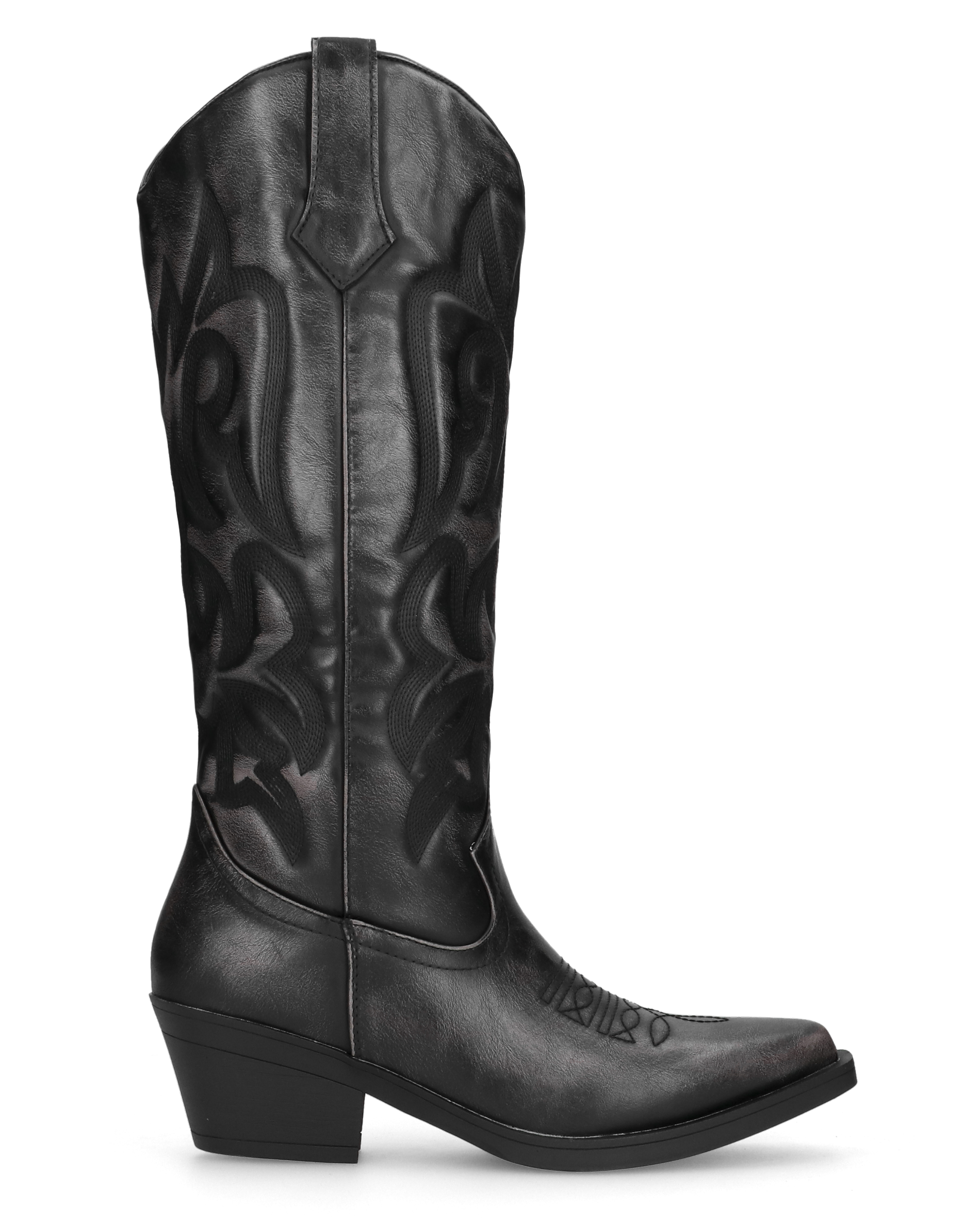 MILU - stivali camperos decorati con effetto vintage