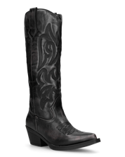 MILU - stivali camperos decorati con effetto vintage