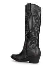 MILU - stivali camperos decorati con effetto vintage