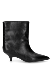 MELTY - stivaletto nero a punta con tacco midi polpaccio over