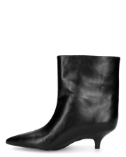 MELTY - stivaletto nero a punta con tacco midi polpaccio over