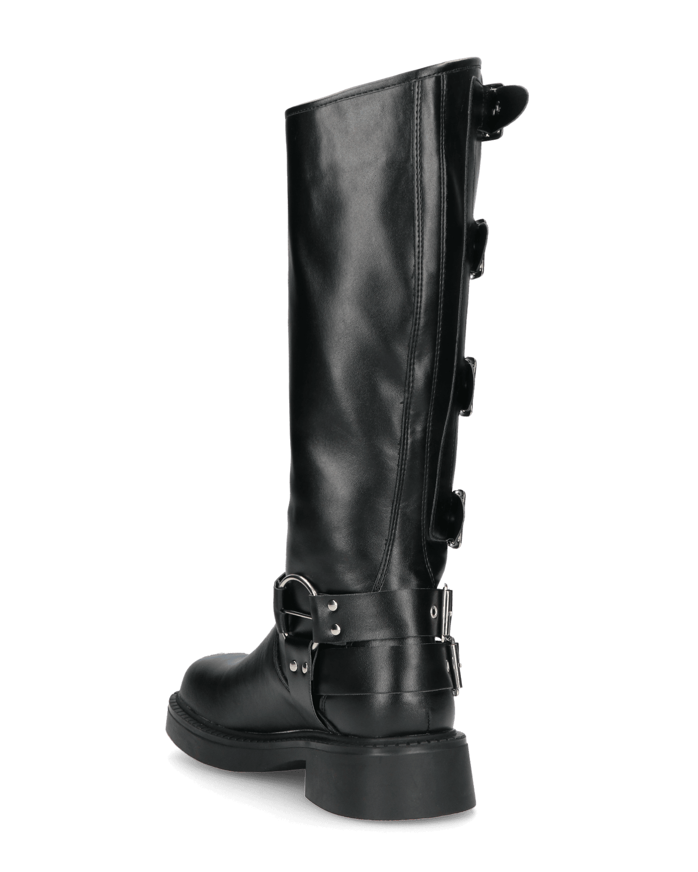 NYX - stivali alti anfibi con cinturini e fibbie