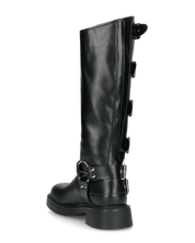 NYX - stivali alti anfibi con cinturini e fibbie