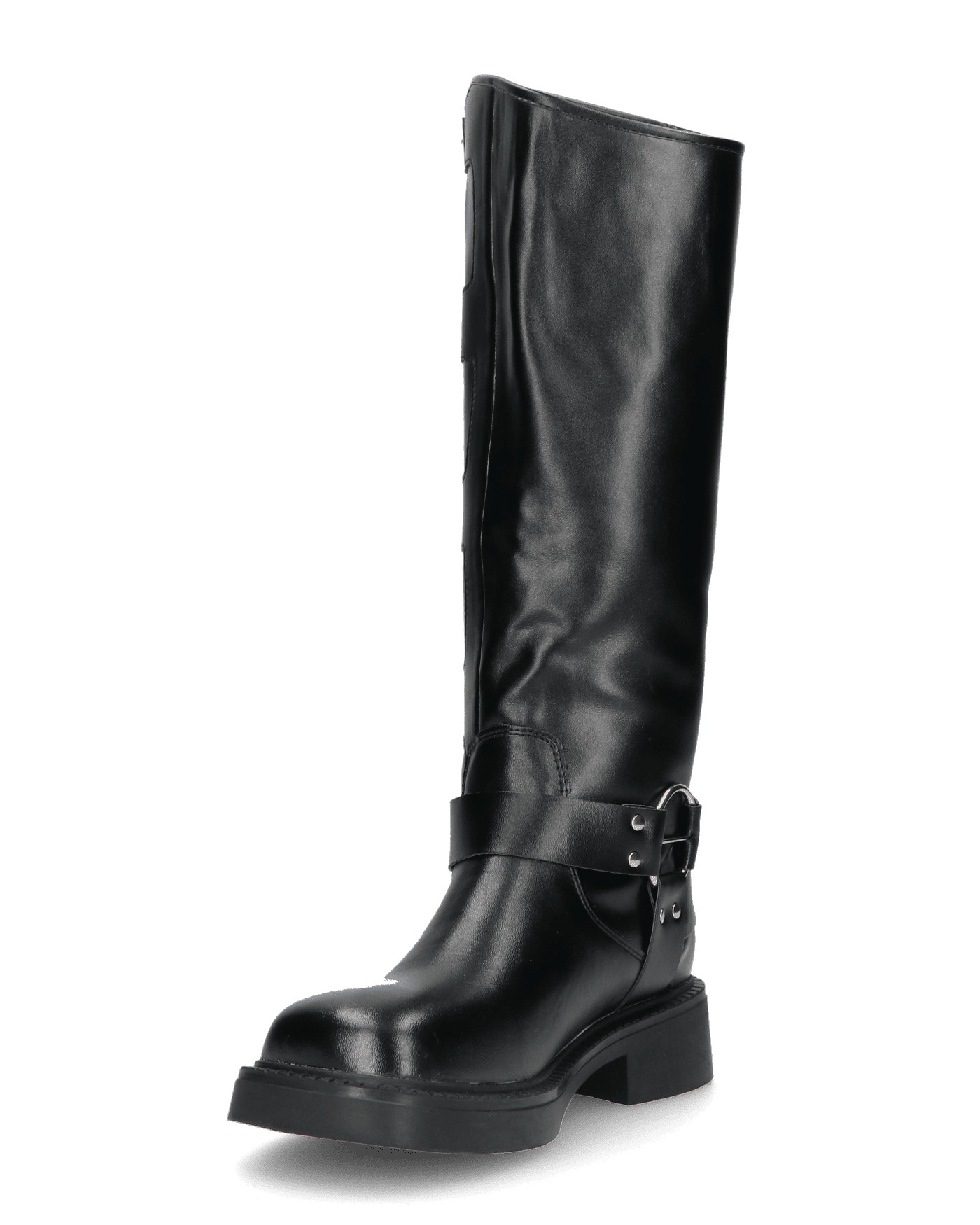 NYX - stivali alti anfibi con cinturini e fibbie