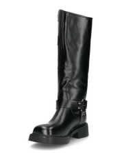 NYX - stivali alti anfibi con cinturini e fibbie