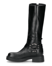 NYX - stivali alti anfibi con cinturini e fibbie