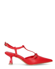 RASHIDA - decolette con tacco basso rosso